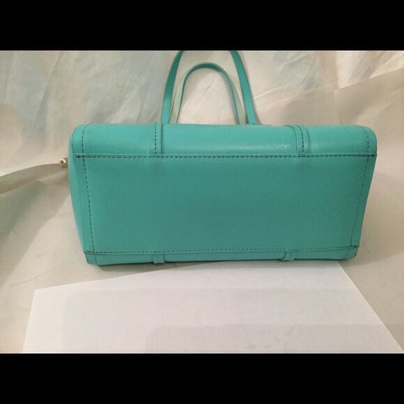 Kate spade light blue handbag tote shoulder bag - Picture 8 of 12